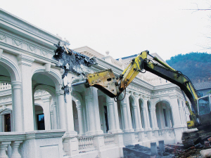  拆除 别墅 围墙 整治 小区 违建,希望是全市好的开