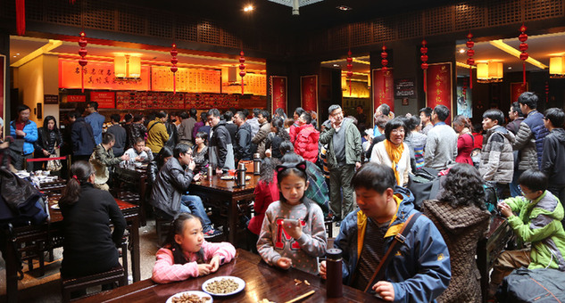 春节期间饭店高朋满座 咸亨酒店盆满钵满[绍兴